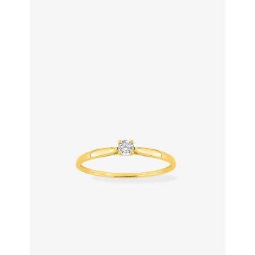 Bague Diamant 0.030ct Bicolore