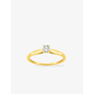 Bague Diamant 0.08ct Bicolore