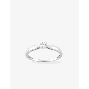 Bague Diamant 0.13ct Or Blanc