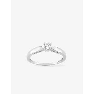 Bague Diamant 0.15ct Or Blanc