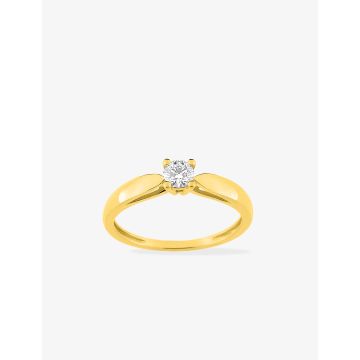 Bague Diamant 0.20 Or Jaune
