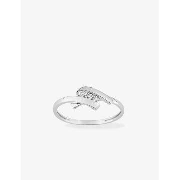 Bague Diamant 0.012ct Or Blanc