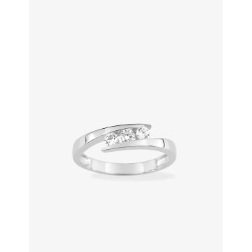 Bague Zirconium Or 9ct Jaune