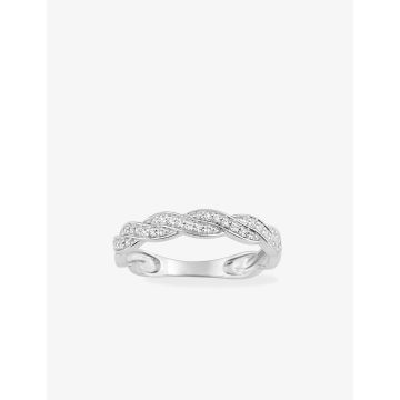 Bague Oxyde De Zirconium Or Blanc