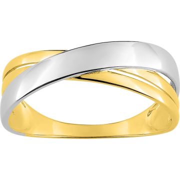 Bague Or Jaune+Rh