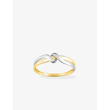 Bague Or Jaune+Rh