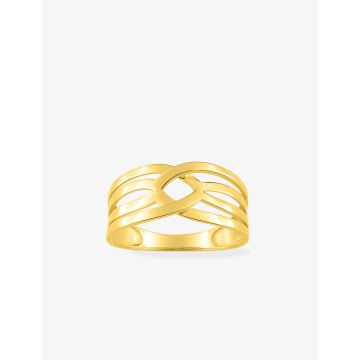 Bague Tout Métal Or Jaune