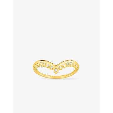 Bague Oxyde De Zirconium Or Jaune