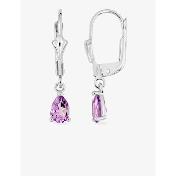 Boucles D'oreilles  Dormeuse Amtéh Or Blanc