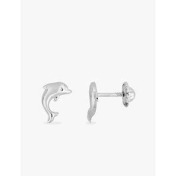 Boucles D'oreille Puce Or Blanc