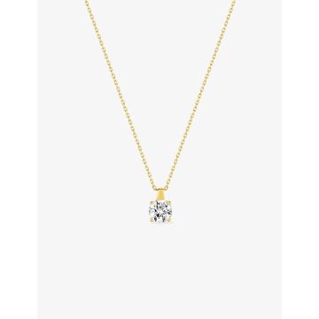 Collier Zirconium Or 9ct Jaune