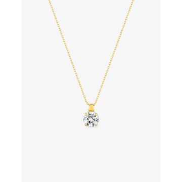 Collier Zirconium Or 9ct Jaune
