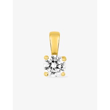 Pendentif Zirconium Or 9ct Jaune