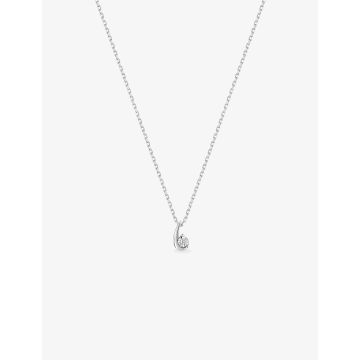 Collier Diamant 0.006ct Gh-P3 Or375 B Pas