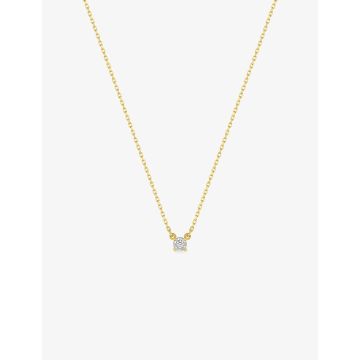 Collier Diamant 0.02ct Gh-P3 Or375 J Pa