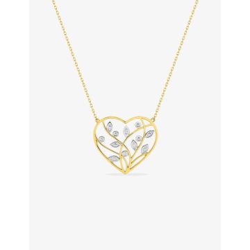 Collier Tout Métal Or375 Bicolore