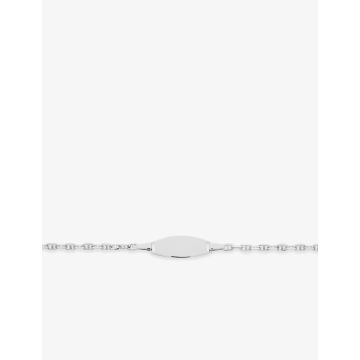 Gourmette Bébé Or 9ct Blanc