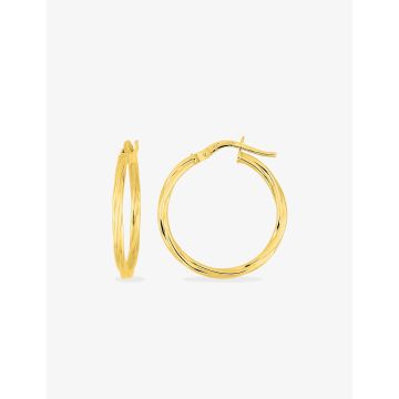 Créoles Torchon Or 9ct Jaune