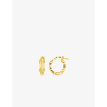 Créoles Lisses Or 9ct Jaune