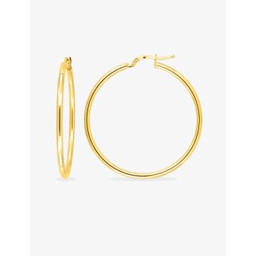 Créoles Lisses Or 9ct Jaune