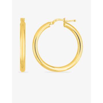 Créoles Lisses Or 9ct Jaune