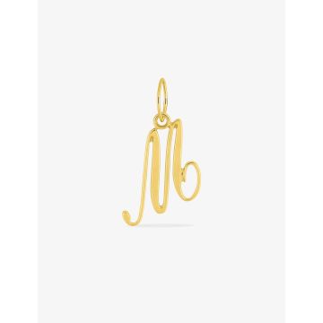 Pendentif Lettre M Or 9ct Jaune