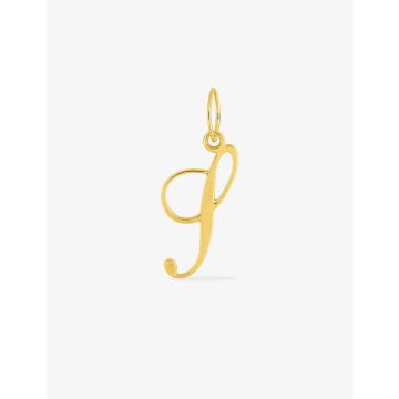 Pendentif Lettre S Or 9ct Jaune