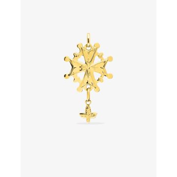 Croix Huguenote Or 9ct Jaune