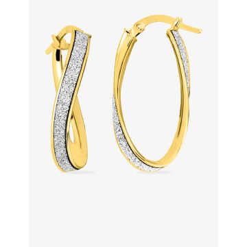 Boucles D'oreilles  Créoles Or Jaune