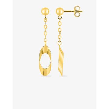 Boucles D'oreilles  Pendantes Or Jaune
