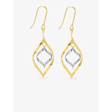 Boucles D'oreilles  Crochet Bicolore