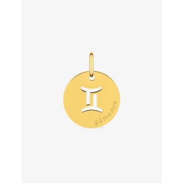 Pendentif Zodiaque Gémeaux Or Jaune