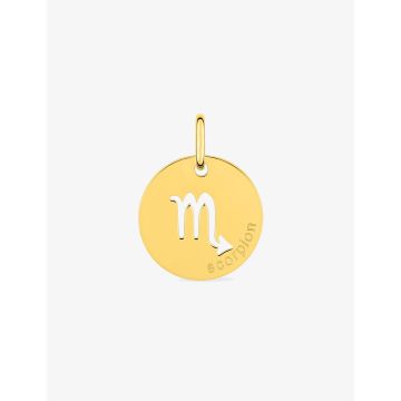 Pendentif Zodiaque Scorpion Or Jaune