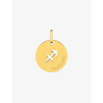 Pendentif Zodiaque Sagittaire Or Jaune
