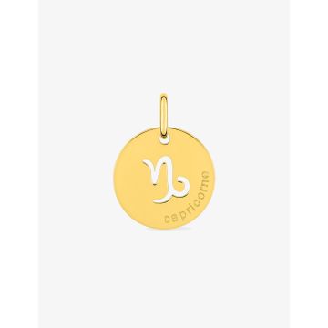 Pendentif Zodiaque Capricorne Or Jaune