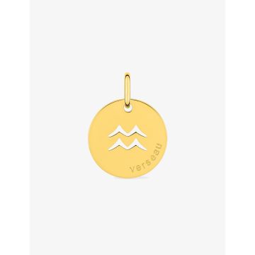 Pendentif Zodiaque Verseau Or Jaune