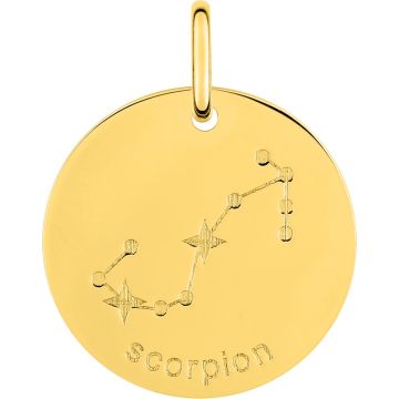 Médaille Scorpion Or Jaune