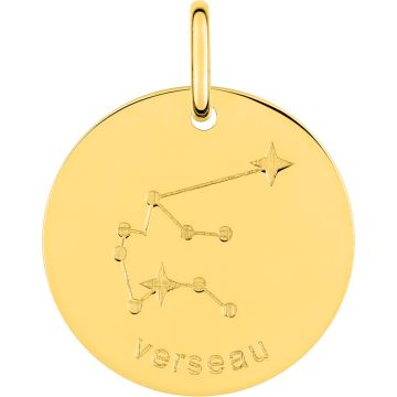Médaille Verseau Or Jaune