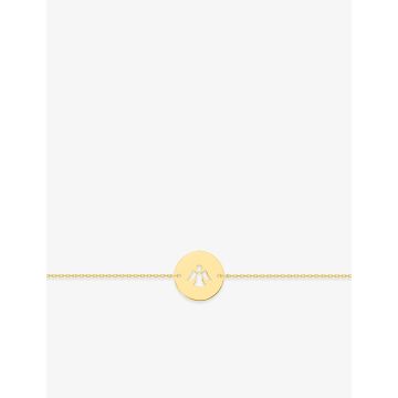 Bracelet Motif Ange Or Jaune