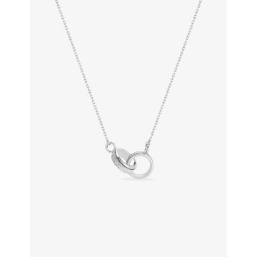 Collier 42cm Or Blanc