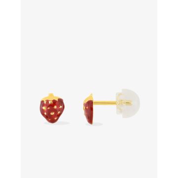 Boucles D'oreilles  Clou Enfant Or Jaune