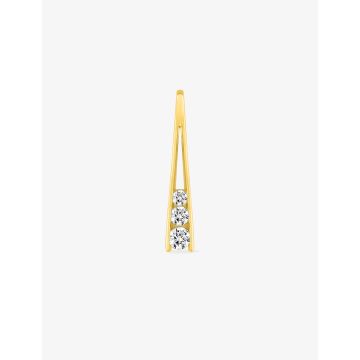 Pendentif Oxyde De Zirconium Or Jaune