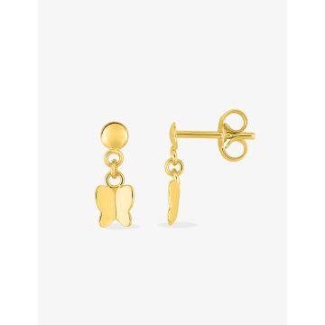 Boucles D'oreilles  Pendantes Or Jaune