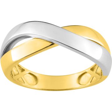 Bague Or Jaune+Rh