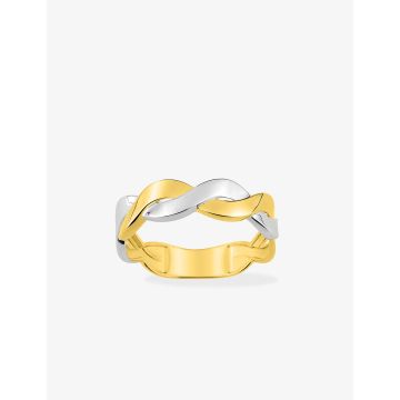 Bague Or Jaune+Rh