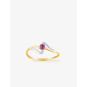 Bague Rubis Or Jaune+Rh