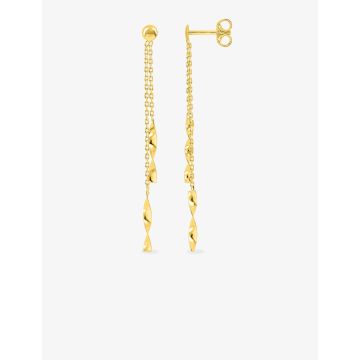 Boucles d'oreilles or jaune