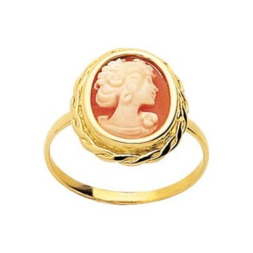 Bague Or Jaune Camée