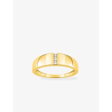 Bague Oxyde De Zirconium Or Jaune