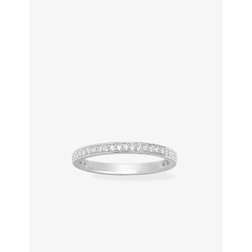 Bague Diamant 0.22ct Gh-P1p2 Or Blanc
